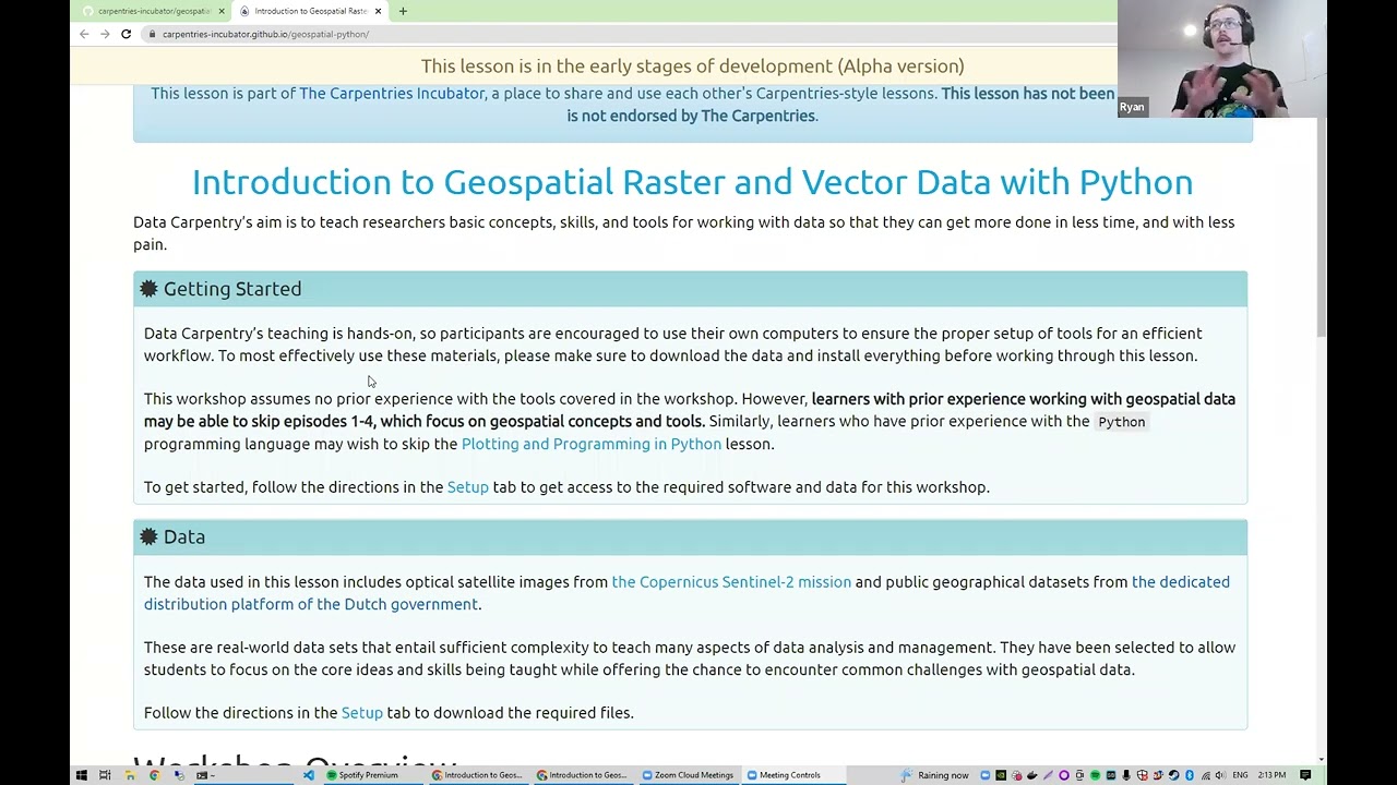 Geospatial Raster & Vector Data with Python