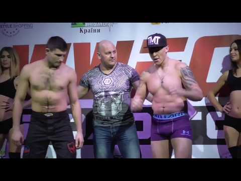 Official weigh-in ceremony Road to WWFC 1