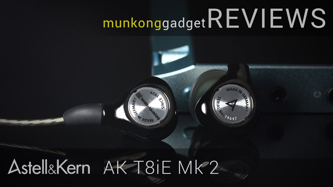 Tai nghe có dây Astell & Kern AK T8iE MK II chính hãng - Video