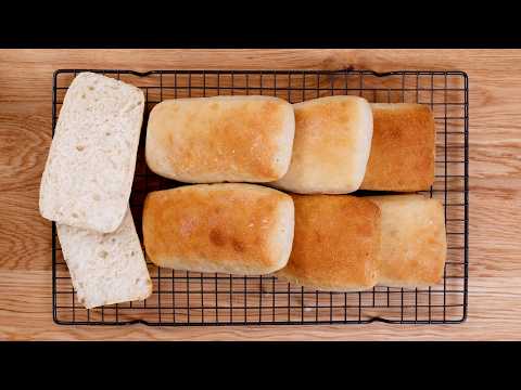 The Easiest Homemade Panini Bread Recipe | Soft & Crispy