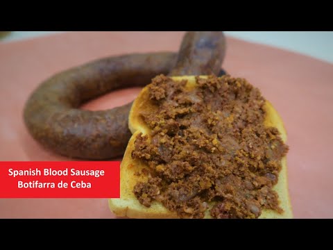 Botifarra de Ceba, Spanish blood sausage. 1001 Greatest Sausage Recipes.