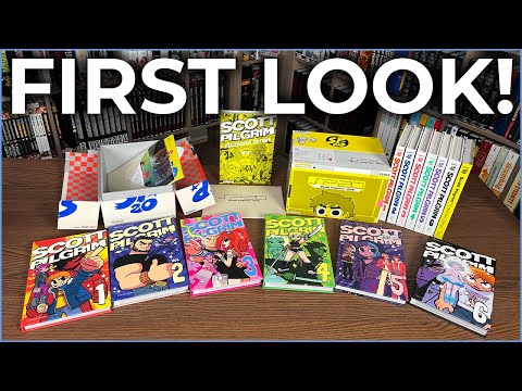 Scott Pilgrim 20th Anniversary Color & Black and White Hardcover Box Sets Overview