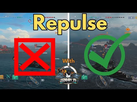 How to play REPULSE the RIGHT way (with Legendary_V19) World of Warships Legends