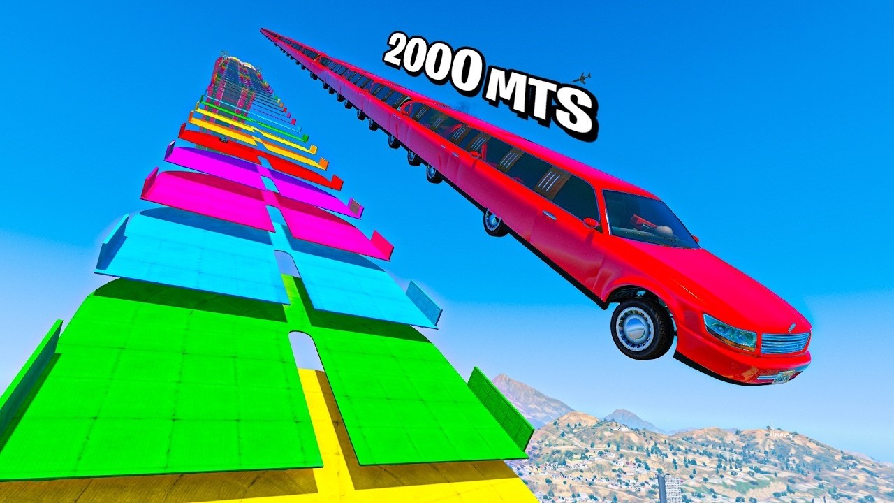 LA MEGA RAMPA INFINITA DE GTA 5 ONLINE