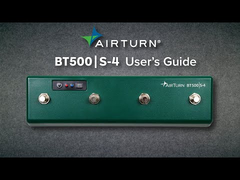 AirTurn BT500S-4 4-Button Bluetooth Controller 2022 - Present - Green image 6
