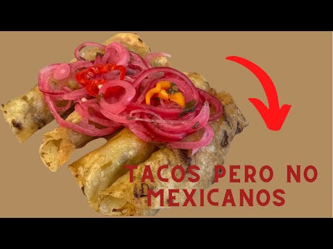 RECETA DE TACOS DE RES HONDURENOS ,  PASO A PASO