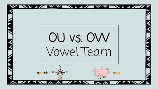 OU vs OW - 4 Minute Phonics