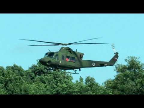 Pristanek helikopterja v Šalincih