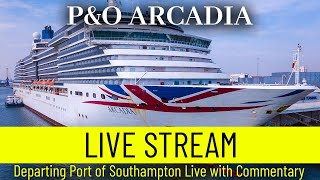 Ships TV - P&O Arcadia Departing Port of Southampton