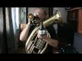 Bariton,pocket trumpet.Вальс-На сопках Манчьжурии.А.Сизонов 