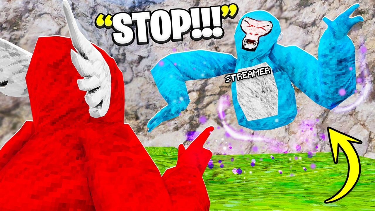 Using HACKS To DESTROY TOXIC STREAMER In Gorilla Tag...