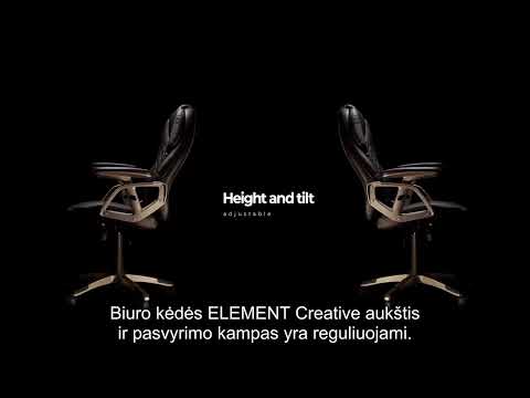 Ergonominė biuro kėdė Element Creative video