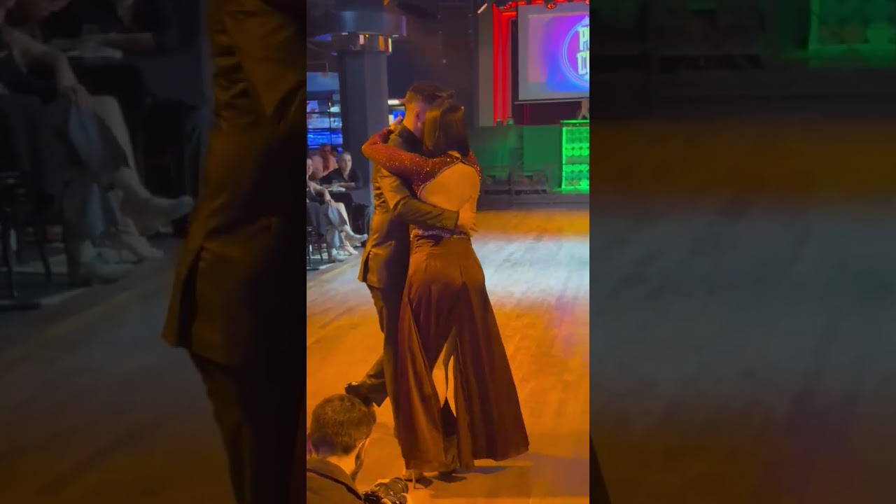 Roxane Camargo y Giuliano Calvimonte en Pipí Cucu Milonga,  Salón Marabú,  Buenos Aires 10/03/25.