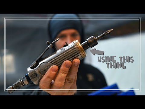 Prepping Steel for Paint WITHOUT a Sand Blaster | Steel Boat Restoration | Ch 5 E 43