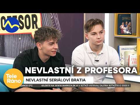Seriáloví nevlastní bratia zo seriálu Pán profesor | Teleráno
