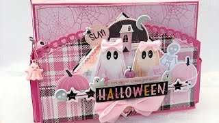 Spooky Crafty Caddy using 5x7 Folio from @ScrapDiva29 #scrapdivadesigns
