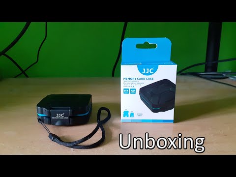 JJC Memory Card Case Unboxing