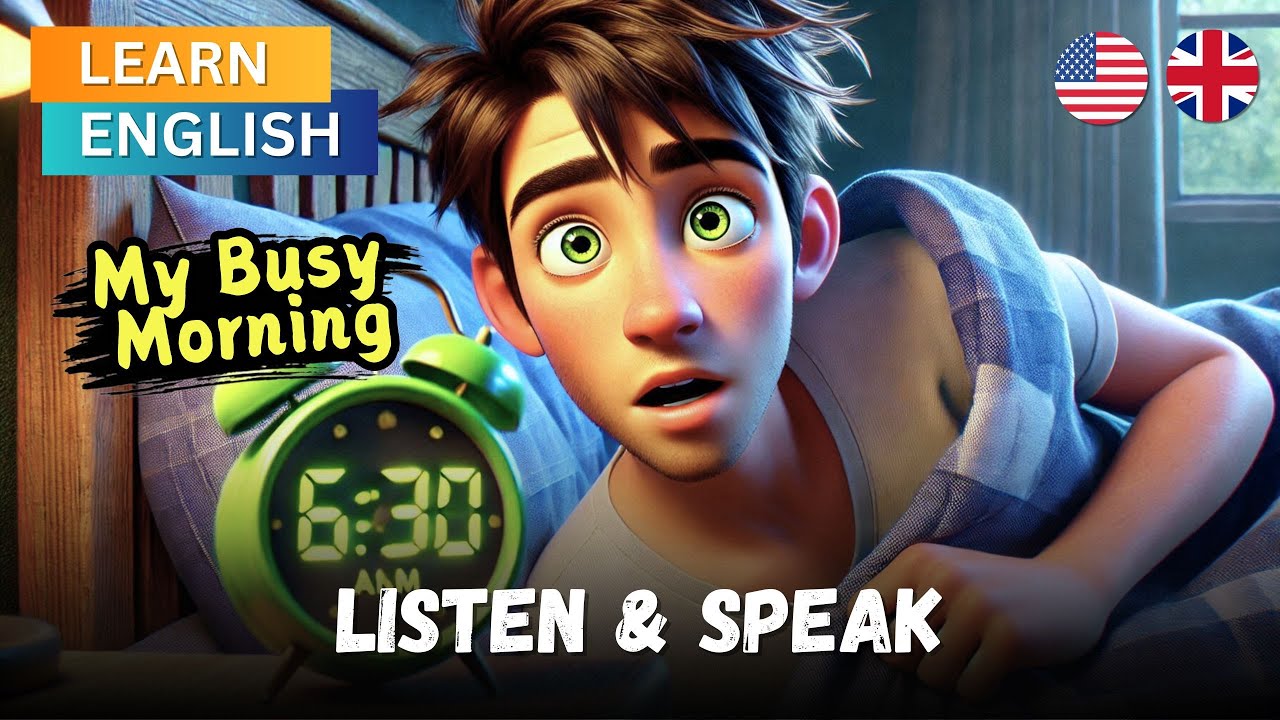 My Busy Morning | Improve Your English | English Listening Skill & Speaking Skills