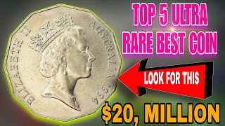 Top 5 ULTRA RARE Australian 50 Cents Coin 2014 | Queen Elizabeth II | History & Value Explained