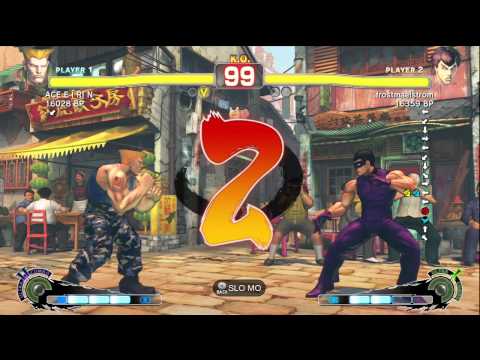 ACE・EIRIN [Guile] vs frostmaelstrom [Fei] 1/2 SSF4 Japanese Online Ranked Matches - TRUE-HD