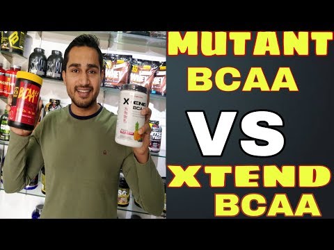 Mutant bcaa vs Scivation xtend bcaa hindi review | mutant bcaa India | xtend bcaa India Video