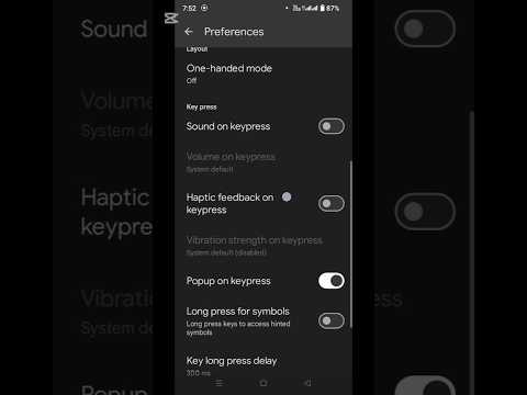 how to turn off keyboard vibration on Android #keyboard sound on /off#short video #mobile#tech