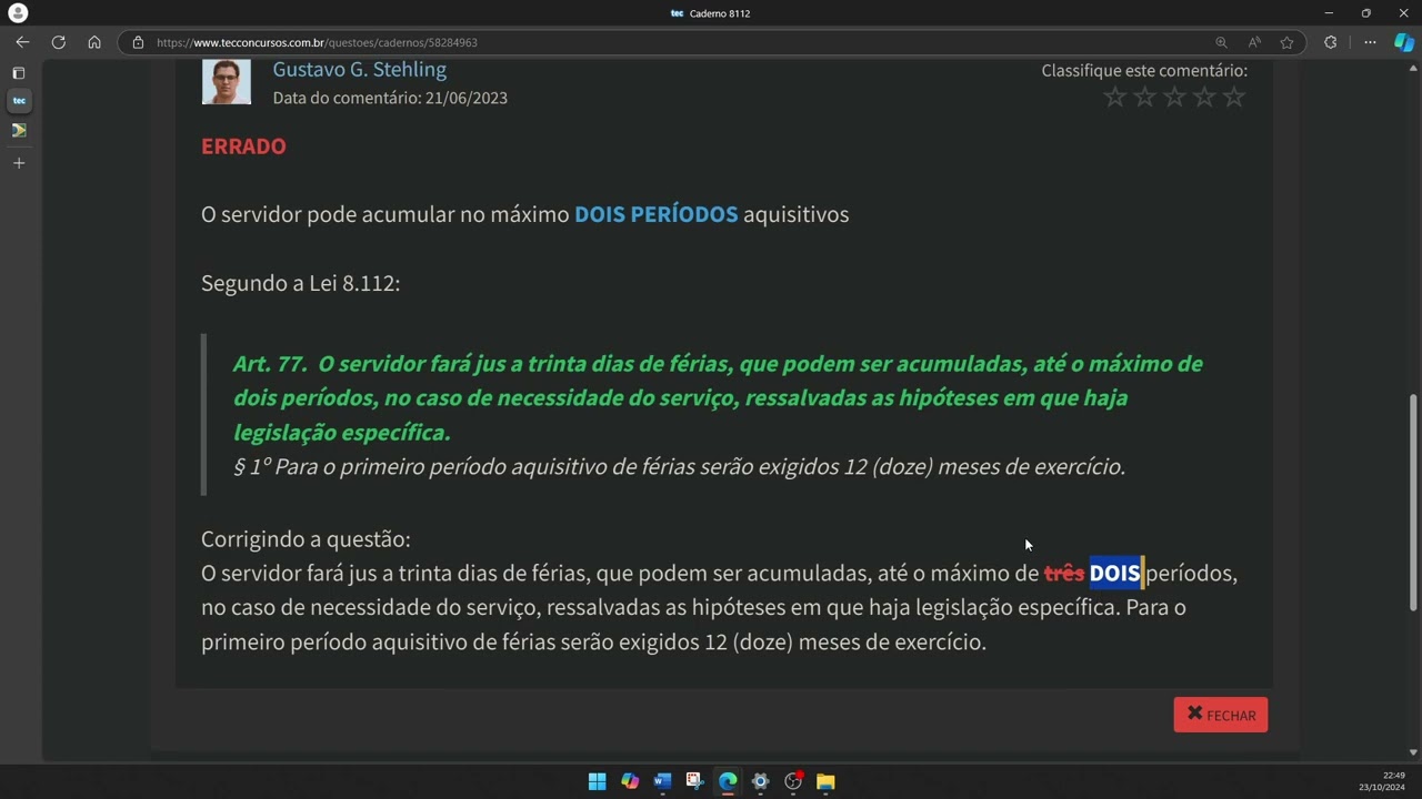 GESTÃO DE PESSOAS - TSE - CESPE