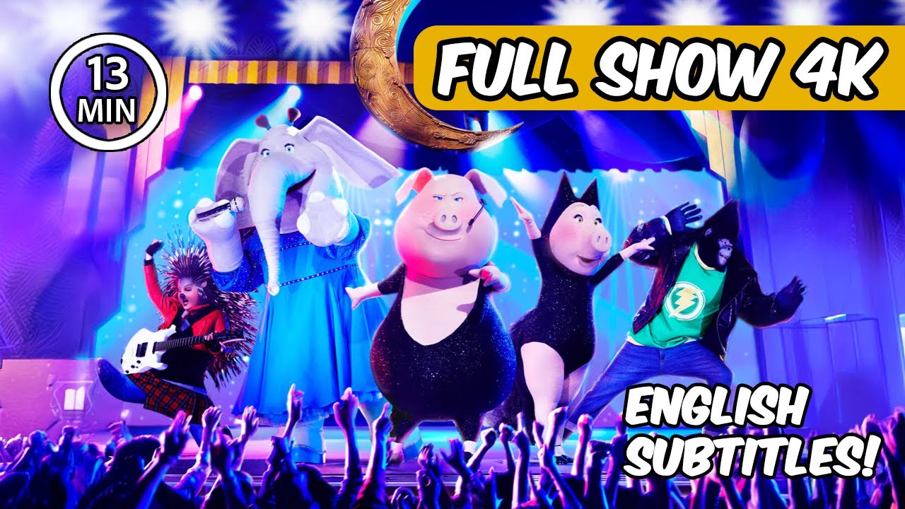 [4K] 📖🎉 SING ON TOUR! Full Live Action Show | シング・オン・ツアー | Universal Studios Osaka, Japan