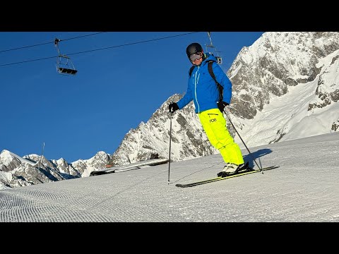 Courmayeur skiing 23.01.2024