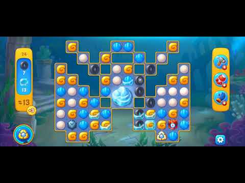 Fishdom Atlantis Cup Stage 24 (v1) (with ingame boosters) @choraelmin