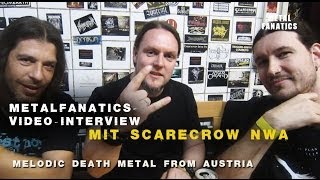 Im Metalfanatics Video-Interview: Scarecrow NWA - Melodic Death Metal from Austria