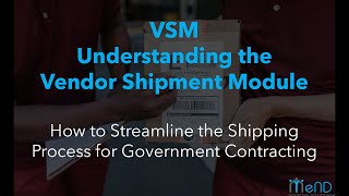 VSM - How to Complete Vendor Shipment Module - Government Contracting DLA, DIBBS, SAM.gov, etc