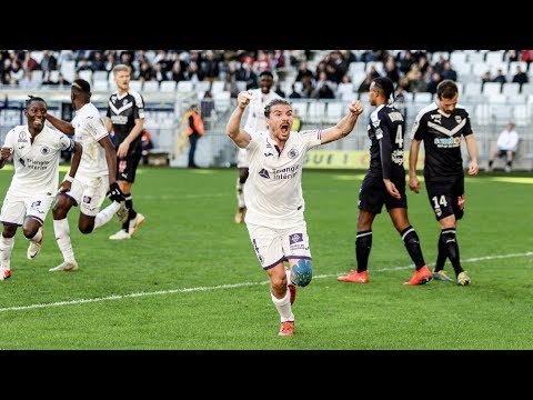 Le but de Yannick Cahuzac dans le Derby de la Garonne vu depuis le bord terrain