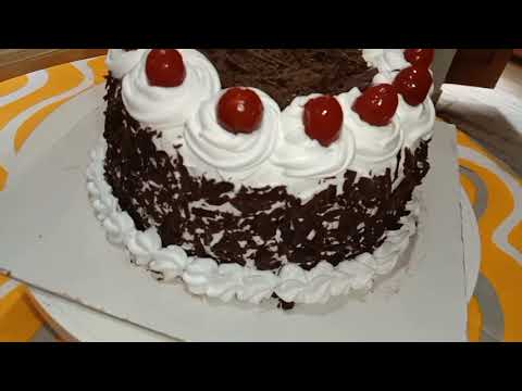 home made black forest cake 🎂/#janjanam Sandhya's Super kitchen
