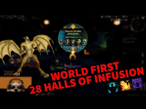 +28 Halls of Infusion World First | Augmentation Evoker POV