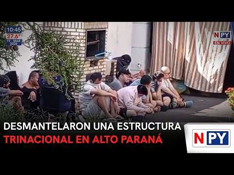 Desmantelaron una estructura trinacional en Alto Paraná