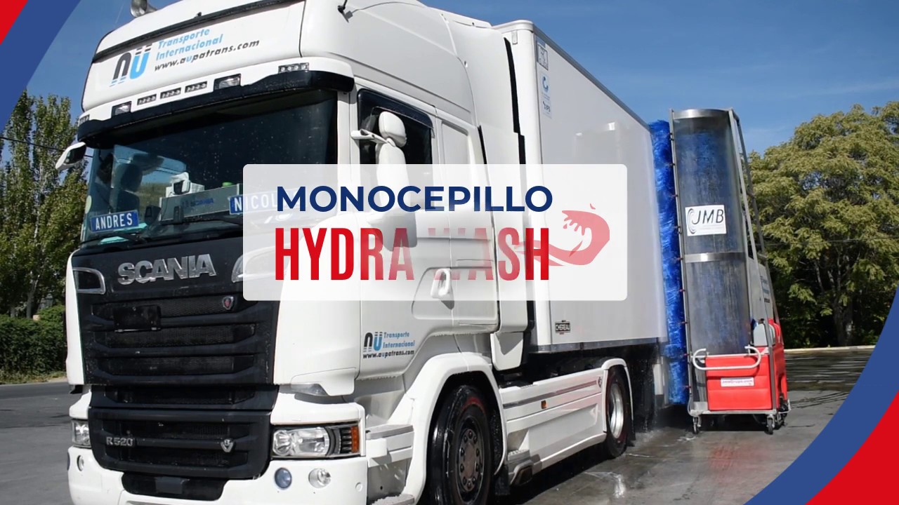 Máquinas monocepillos para el lavado de camiones y furgonetas