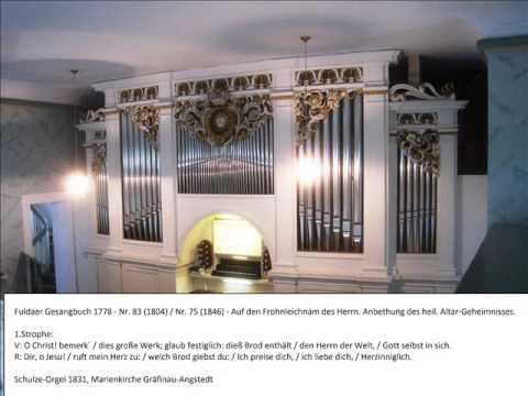 Fuldaer Gesangbuch 1778 (Nr. 128) - O Christ! bemerk´ dies große Werk