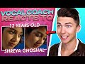 VOCAL COACH Reacts to 13 yr Shreya Ghoshal with Sonu Nigam - Aji rooth kar