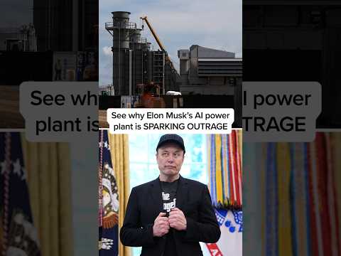 See why Elon Musk's AI power plant is SPARKING OUTRAGE