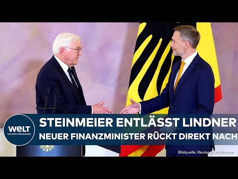 AMPEL-AUS: Bundespräsident Steinmeier entlässt Christian Lindner! Nachfolger rückt direkt nach
