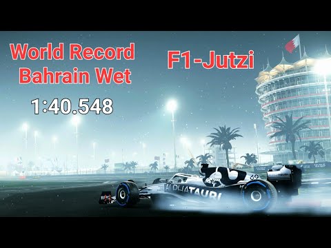 F1 22 World Record Bahrain Wet ( 1:40.548) + Setup
