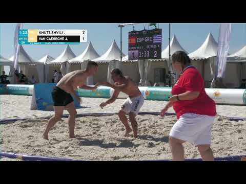 Round 3 Men's BW - 90 kg: D. KHUTSISHVILI (GEO) v. J. VAN CAENEGHE (BEL)