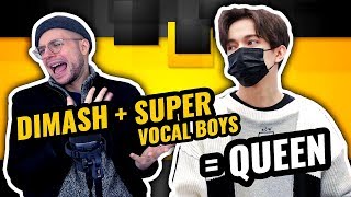 Dimash Kudaibergen, Super Vocal Boys - Forever Queen | Singer 2019 | REACTION