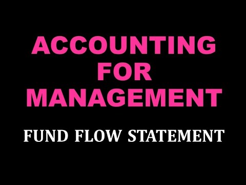 ACCOUNTING FOR MANAGEMENT | FUND FLOW STATEMENT | EASY | BCOM | FIFTH SEM | CALICUT UNIVERSITY