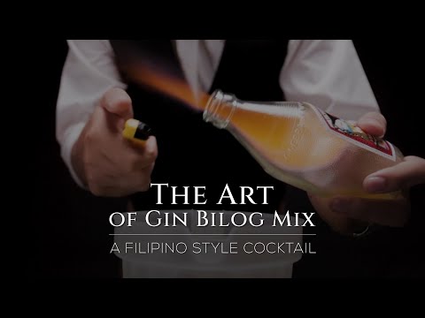 The Art of Gin Bilog Mix (A Filipino Cocktail) | Cinematic Sequence