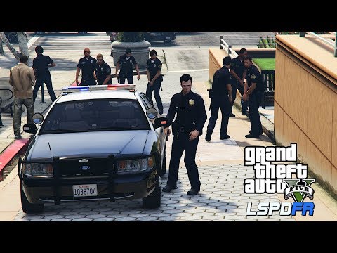 GTA 5 - Police Responding to Mall Robbery! Night Patrol! LSPDFR REAL COPS Mod Ep. #223
