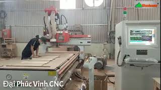 Máy cnc trung tâm khoan 5 mặt, thay dao tự đông WOODMASTER