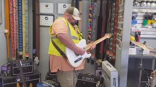 Video thumbnail for Matthew Brown test driving a Tagima TW-55 T style guitar.  Oh, my goodness! by Backstage Music