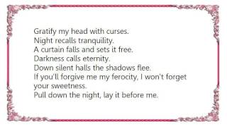 Blondie - Forgive and Forget Pull Down the Night Lyrics